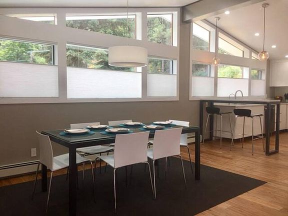 spacious dining area