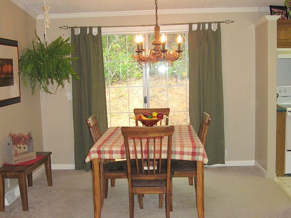 Dining Room with Sliding Glass Doors