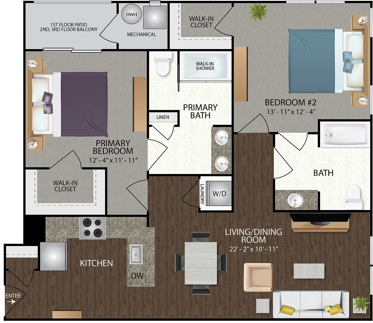 Floor plan Saddlebred