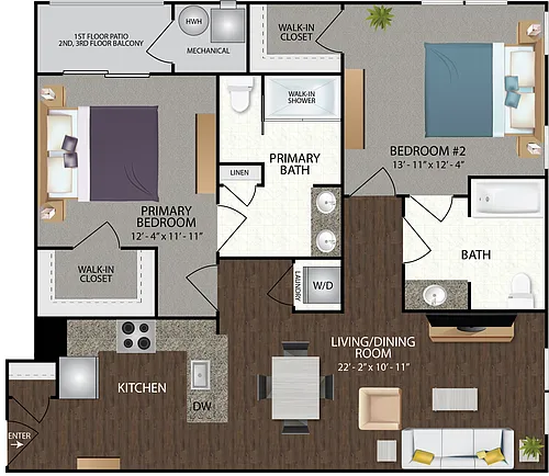 Floor plan Saddlebred