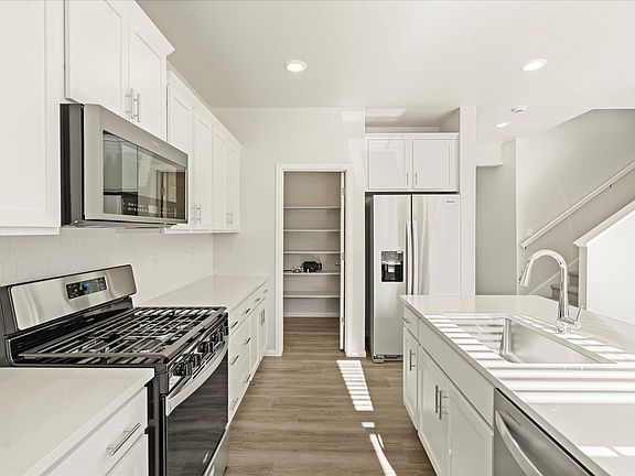 The Juniper floorplan interior image taken at a Meritage Homes community in Colorado Springs.