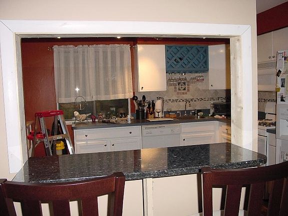 New granite bar area!