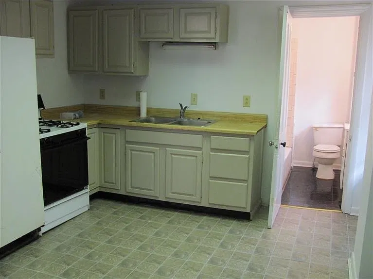kitchen and bathroom