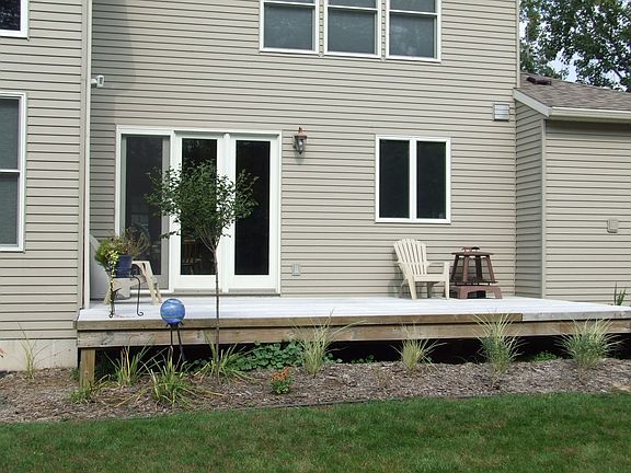 View of 12X24 trex deck