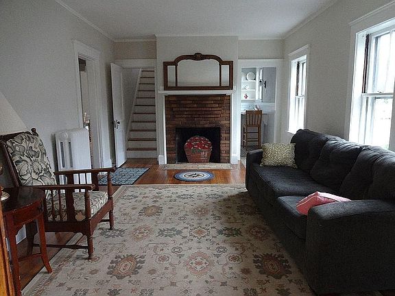 Living room from front door (kitchen in background)