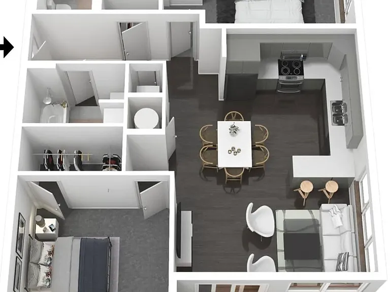 Metropolis Apartments — Photo 69