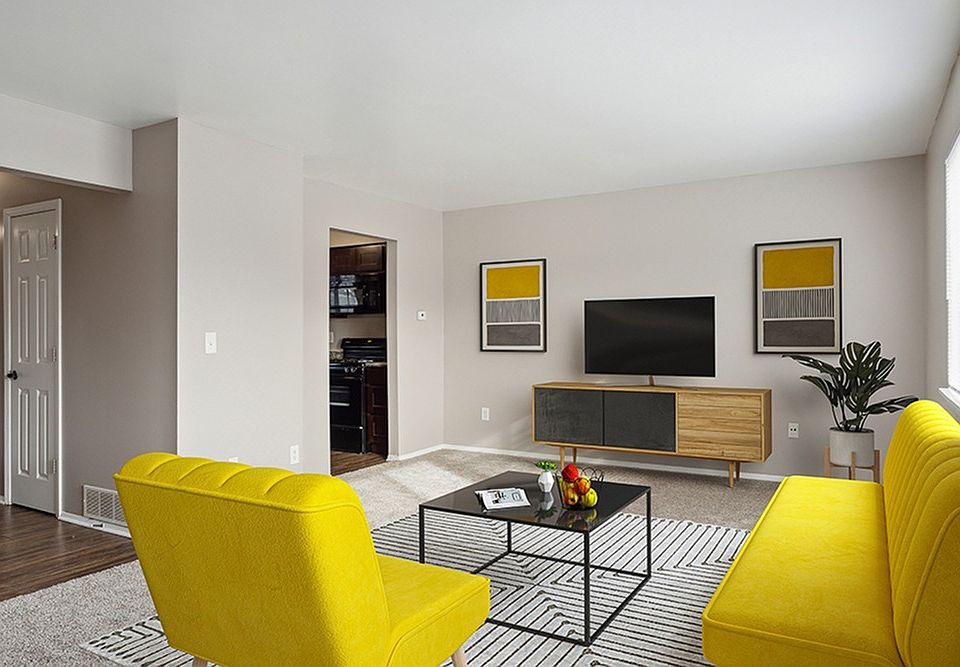 The Valley Townhomes Spacious Living Room