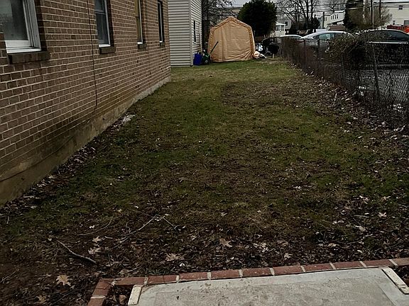 Backyard area