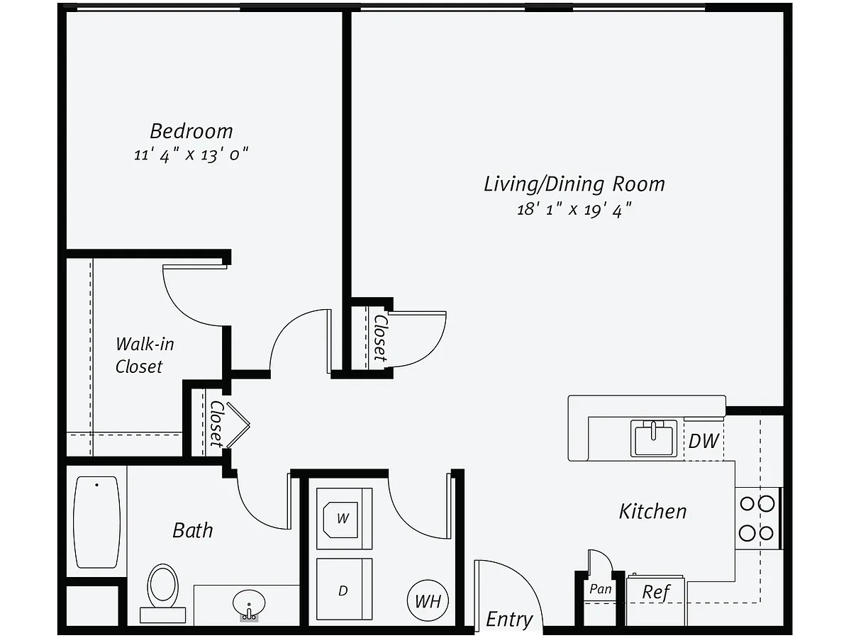 Floor plan A18