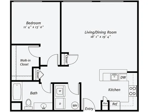 Floor plan A18