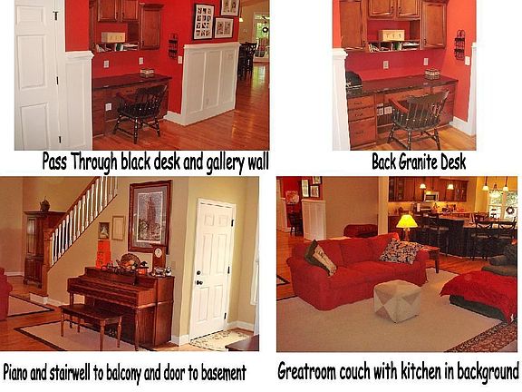 Dining Rm, Kitchen, Desk