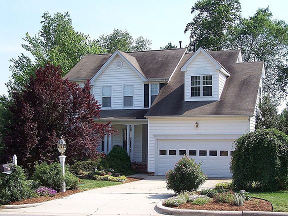 Front of Home - extensive Landscaping