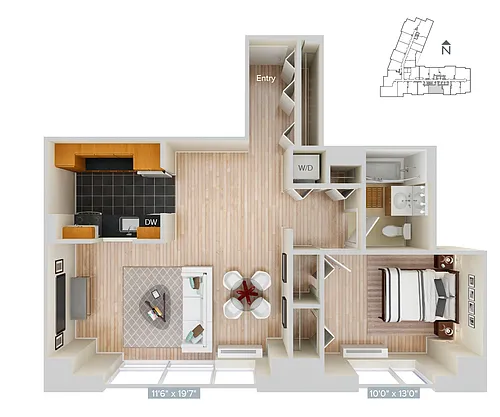 Floor plan Furnished-f-A22-794