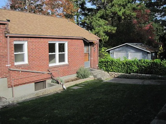 Back of building