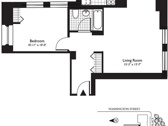 2nd image of 1 West St APT 2722