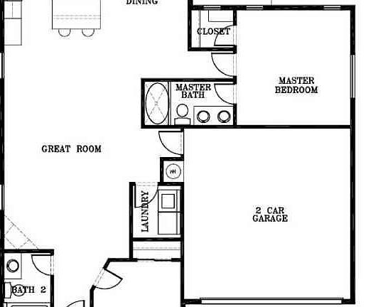 1275 SQ FT FLOORPLAN