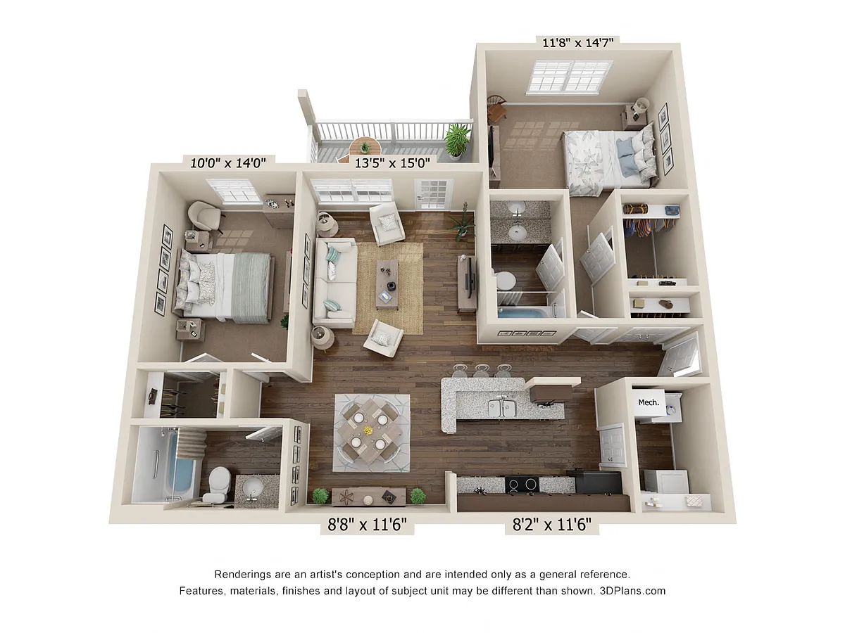 Floor plan Dolly