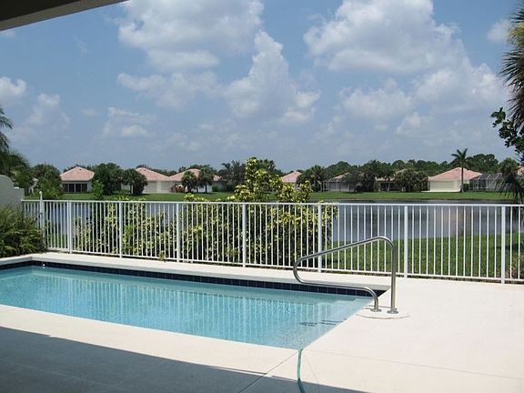 Pool on lake