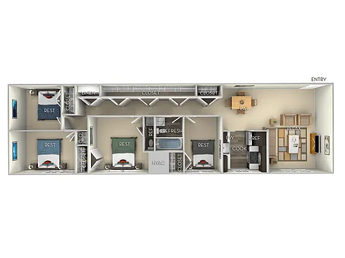 Floor plan The Dominion