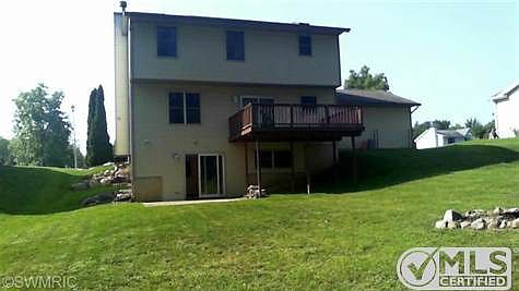 View of back of home. Walk-out