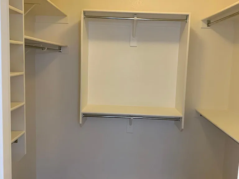 Master walk-in closet