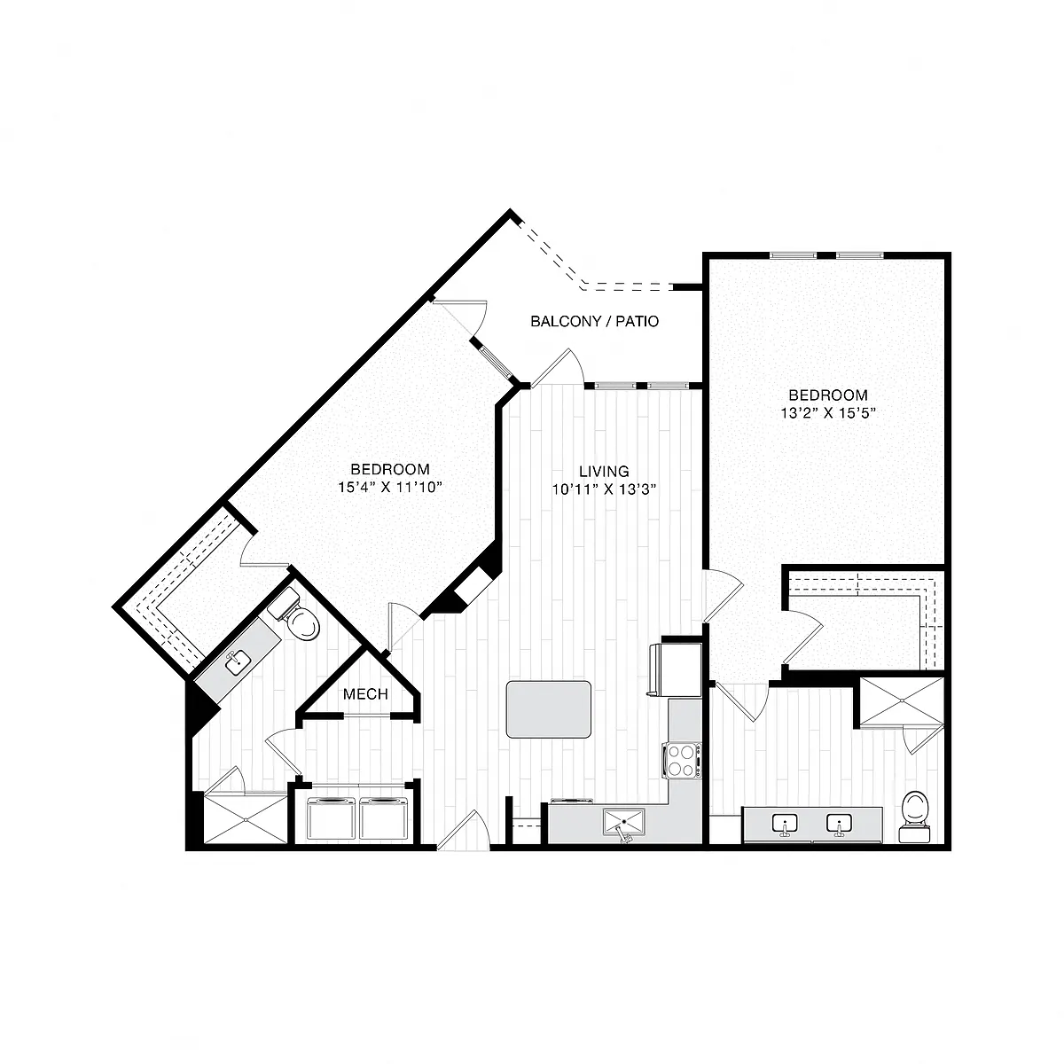 Floor plan The Harrison