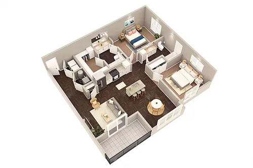 Floor plan B7