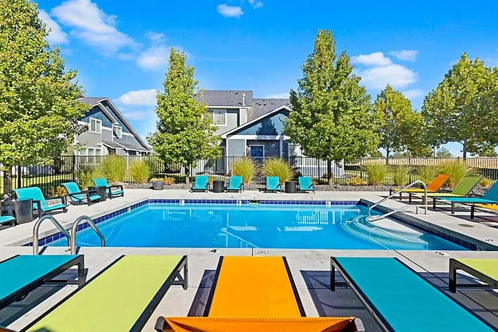 Sparkling Pool with Resort Style Seating