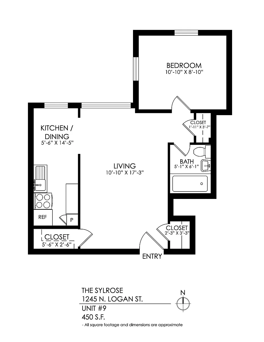 Floor plan 1 Bedroom