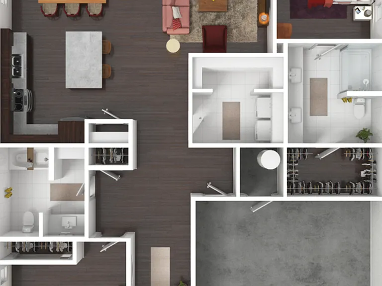 2 Bedroom A Deluxe 2 Bedroom A Deluxe