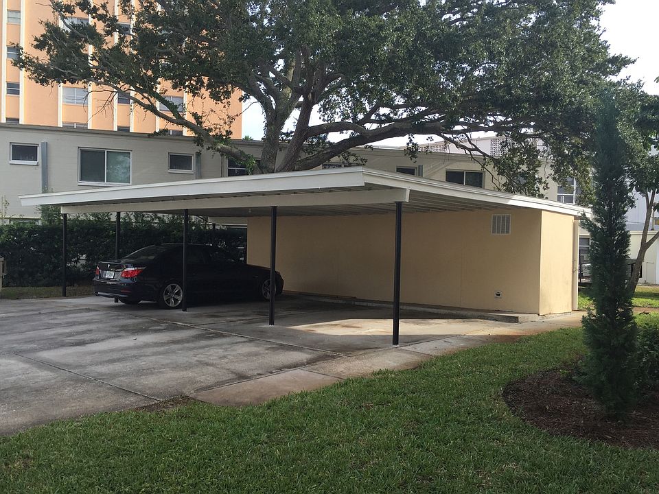 Carport with assigned parking