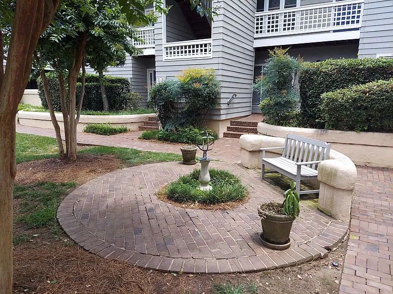 Always relaxing, Queens Station offers amenities at every turn, including the location on majestic, oak-lined Queens Road.