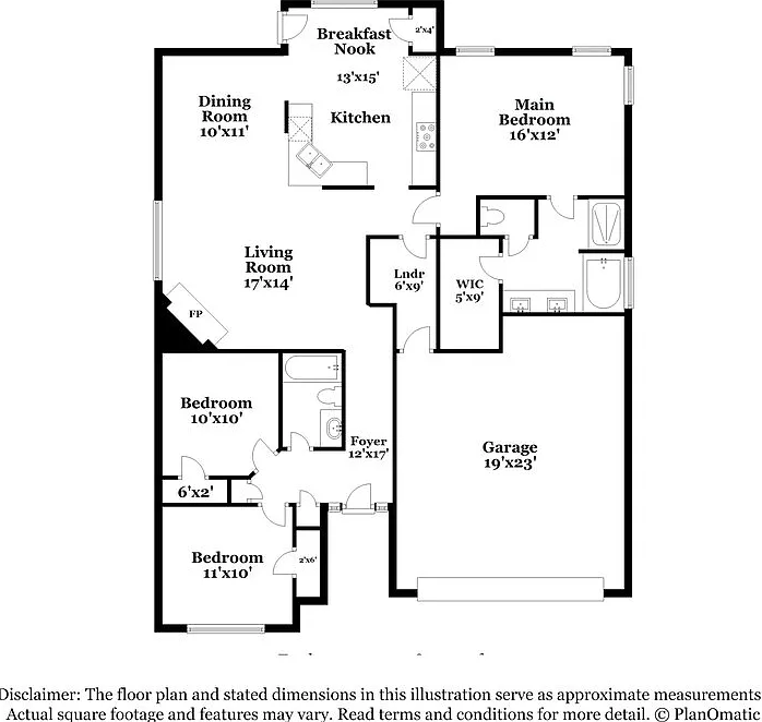 3 bed, 2.0 bath, 1455 sqft, $1,845 — Photo 2