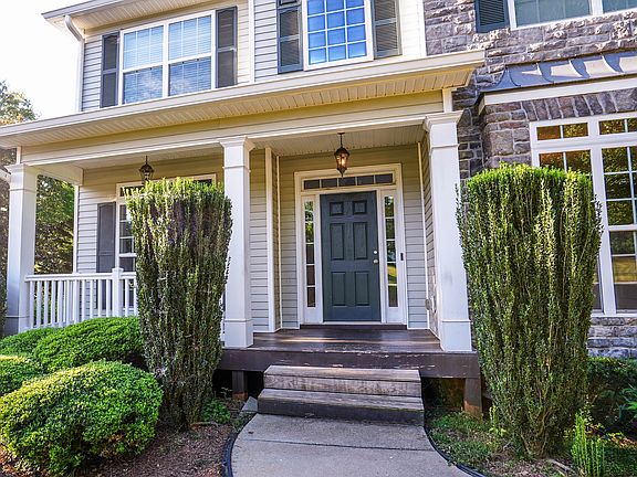 Front door and porch