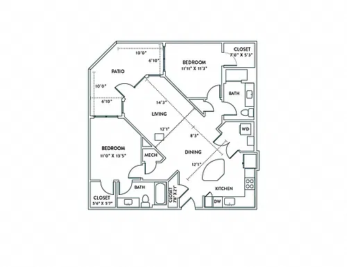 Floor plan B2A-ALT