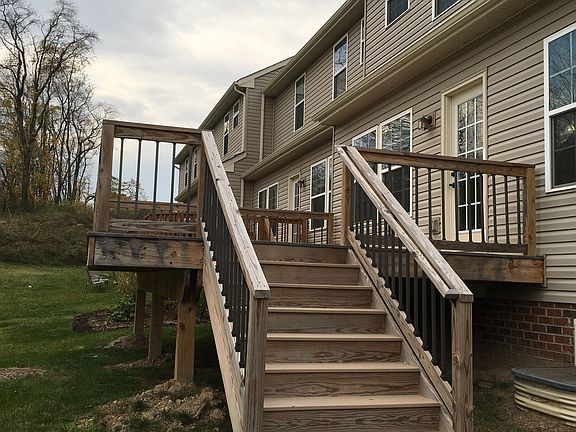 Large back deck