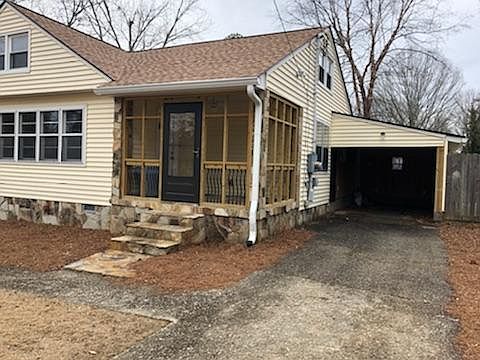 Carport and porch