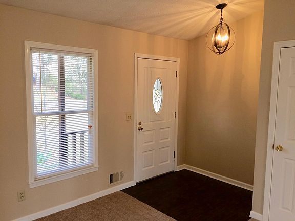Foyer with coat closet...