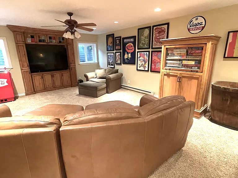 Basement family room