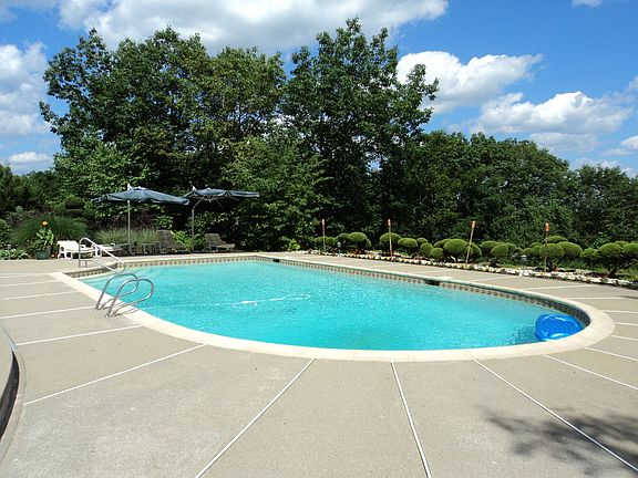 Pool has view