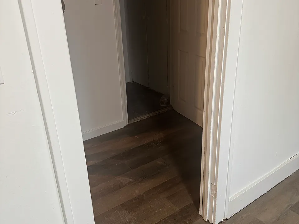 Hallway from living room to the kitchen