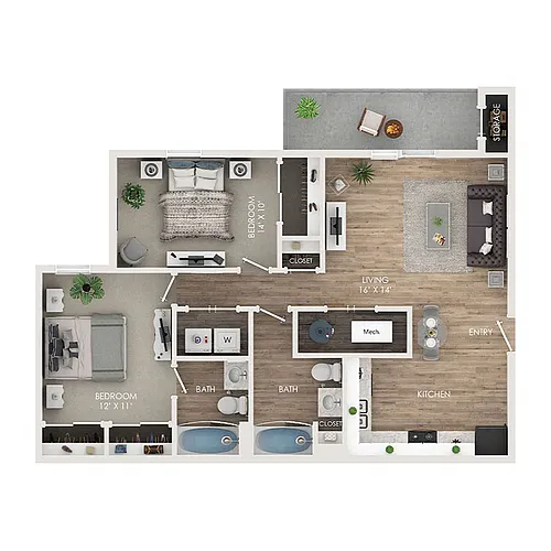Floor plan Cp - Crown Royal