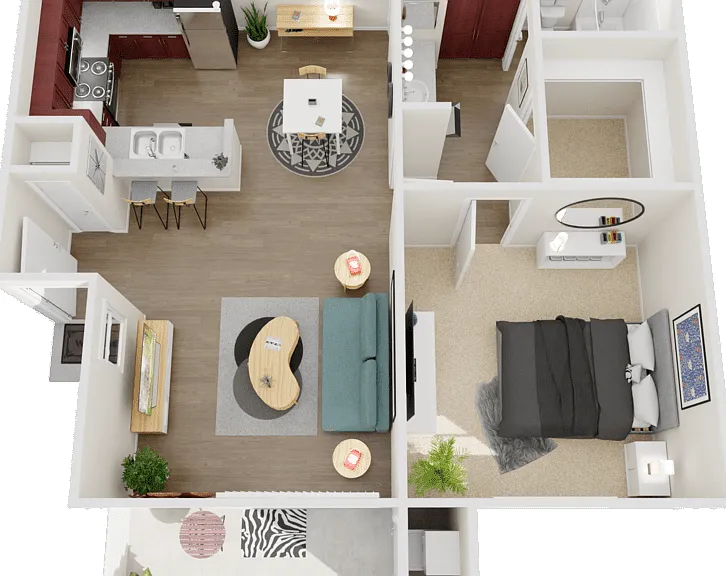 Plan B Floorplan Diagram