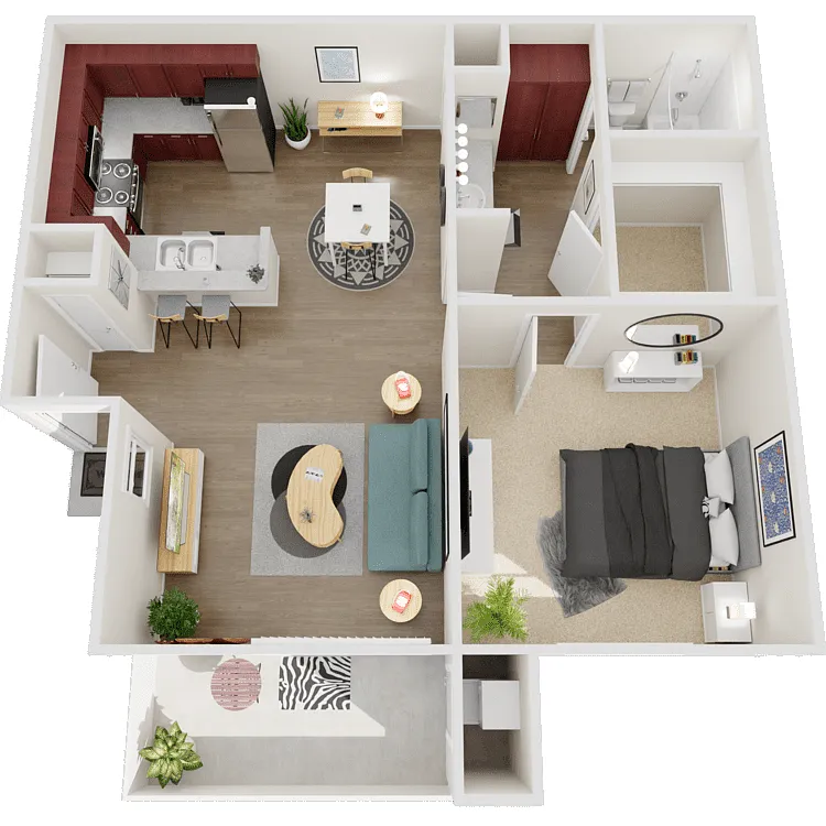 Floor plan Plan B
