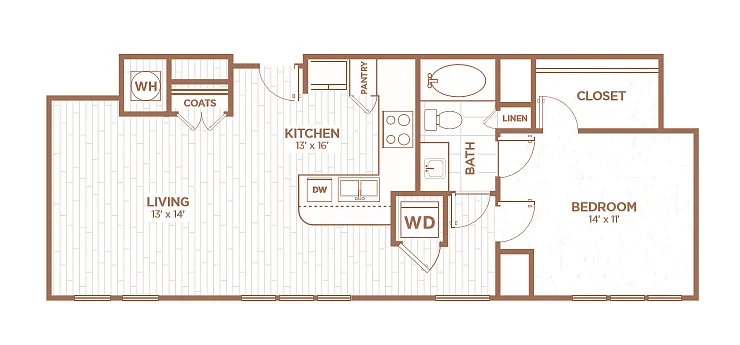 Floor plan A2C