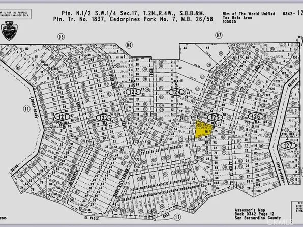 0 Burnt Mill Canyon Rd Lot 17, Cedarpines Park, CA 92322