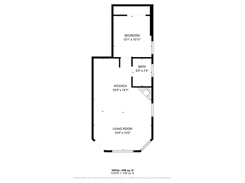 Floor plan 518 E 8th-A