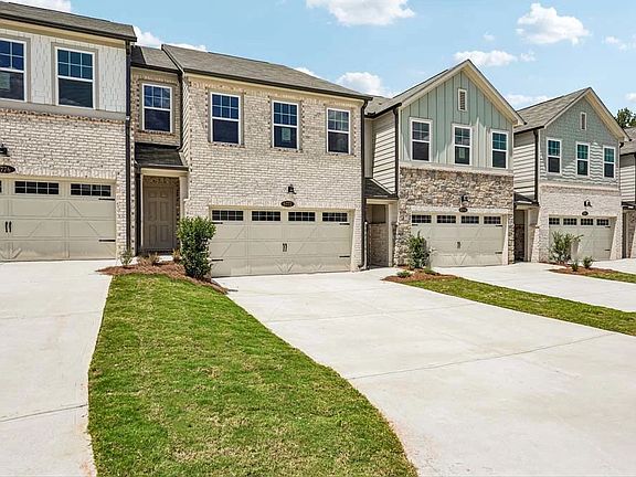 Representative Photo Front Exterior of Townhome Building