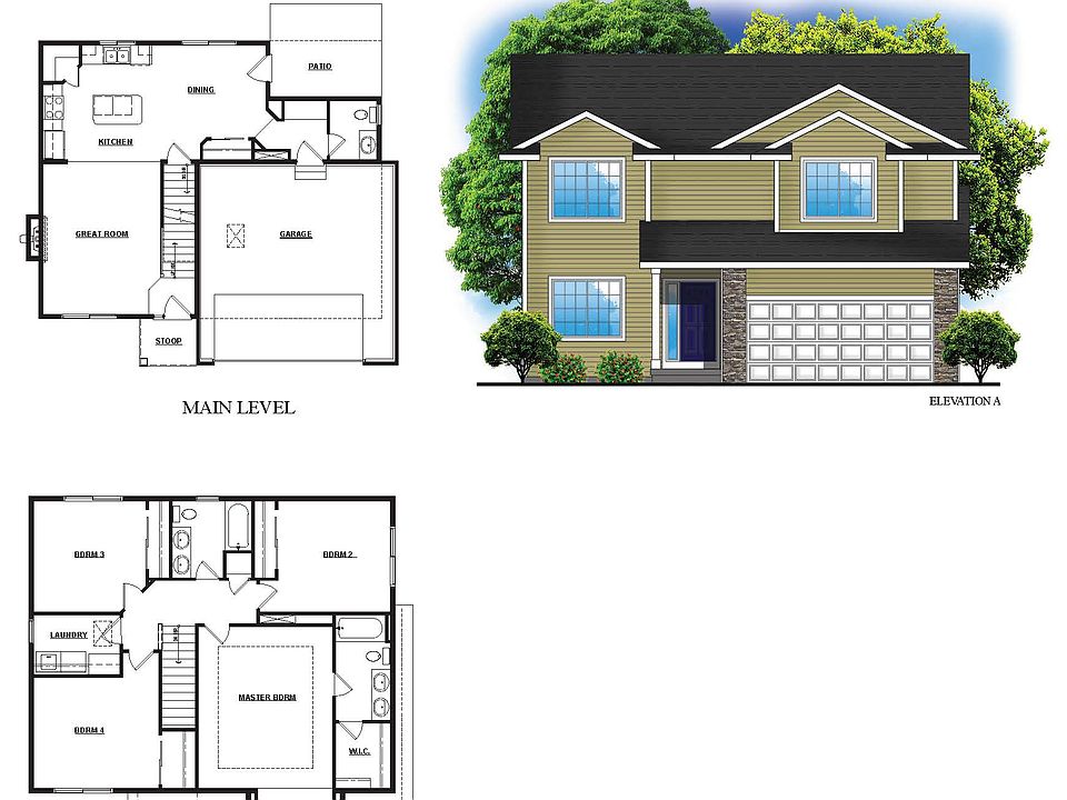 elevations and floor plan