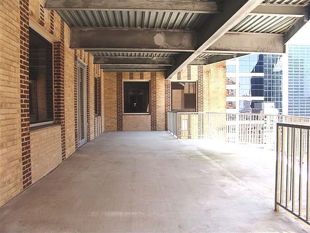 The 640 square foot balcony provides an extra "outdoor room."